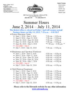 Microsoft Word - SummerHours.docx