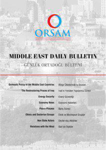 MIDDLE EAST DAILY BULLETIN 24 APRIL 2013 NO: 1588