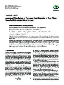 Physics / Thermodynamics / Transport phenomena / Heat conduction / Nanofluid / Critical heat flux / Nucleate boiling / Two-phase flow / Mass transfer / Heat transfer / Mechanical engineering / Chemical engineering