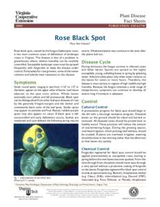 Virginia Cooperative Extension Plant Disease Fact Sheets
