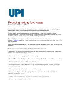 Food waste / Organic gardening / Compost / Tristram Stuart / Food waste in the United Kingdom / Environment / Agriculture / Waste
