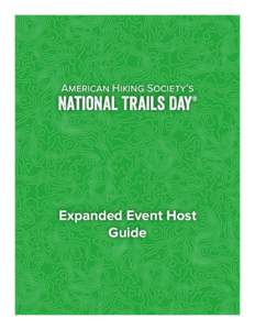 AMERICAN HIKING SOCIETY’S  National Trails Day ®