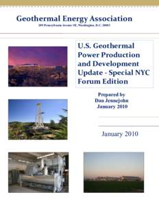 Geothermal Energy Association 209 Pennsylvania Avenue SE, Washington, D.C[removed]U.S. Geothermal Power Production and Development