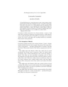The Philosophical Review, Vol. 114, No. 3 (July[removed]Contrastive Causation Jonathan Schaffer [C]ausal statements are commonly made in some context, against a background which includes the assumption of some causal fiel