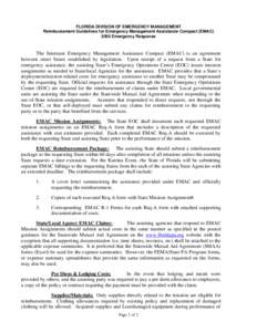 104th United States Congress / Emergency Management Assistance Compact / Government of the United States Virgin Islands / Emac / Mutual aid / Public safety / Management / Emergency management