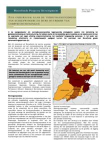 Bo u w f o n d s P r o p e r t y De ve lo p m e n t  Rik Noom MScE EN ONDERZOEK NAAR DE VER HUISGENEIGDHEID