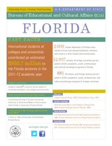 Gainesville /  Florida / University of Florida / Fulbright Program / University of South Florida / Florida International University / Florida / Association of Public and Land-Grant Universities / Oak Ridge Associated Universities