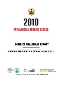 UPPER DENKYIRA WEST DISTRICT  Copyright © 2014 Ghana Statistical Service ii
