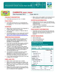 HER / Nutrition facts label / Biology / Health / Brummel & Brown / Food and drink / Nutrition / Carrot