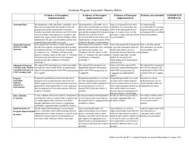 Education / Standards-based education / Educational psychology / Academia / Academic transfer / Educational assessment / Thought / Student Learning Objectives