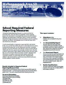 Wallenpaupack Area SD  Wallenpaupack North Intrmd Sch[removed]Federal Required Reporting Measures Commonwealth of Pennsylvania