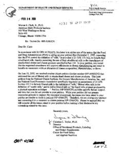 4/4E8 2 6 .j@$ Warren S. Clark, Jr., Ph.D. An@can.D$y Products Institute 300 West Washington Street Suite 400 Chicago, Illinois[removed]