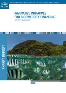 Innovative initiatives for biodiversity financing Expert report  Study summary