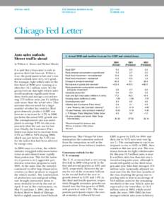 SPECIAL ISSUE  THE FEDERAL RESERVE BANK OF CHICAGO  JULY 2001