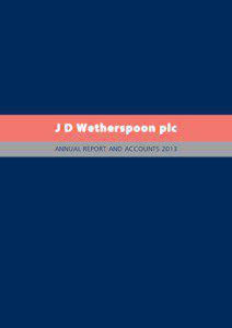 J D Wetherspoon / Income statement / Value added tax / Corporate tax / Tax / Dividend / Free cash flow / Business / Accountancy / Finance