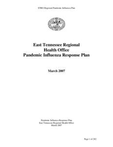 Pandemic Influenza Response Plan