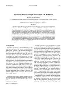 Hydrology / Physical geography / Palmer Drought Index / Drought / Rain / Natural hazard / Drought in Canada / Atmospheric sciences / Droughts / Meteorology