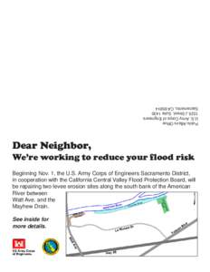 Levee / Riparian / Sacramento River / Sacramento /  California / United States Army Corps of Engineers / Levee breach / Flood Control Act / Geography of California / Geotechnical engineering / Flood control