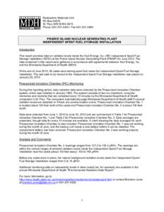 Ionizing radiation / Radioactivity / Radiobiology / Prairie Island Nuclear Power Plant / Ionization chamber / Ionization / Chemistry / Physics / Particle detectors