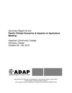 Microsoft Word - V2-Summary Report for Climate Scenarios Meeting