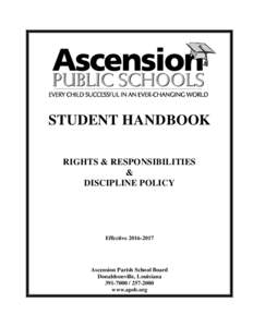 2008 APSB STUDENT HANDBOOK