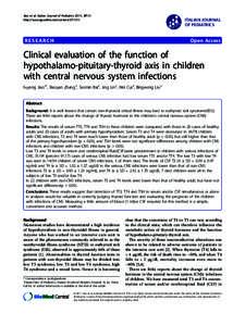 Jiao et al. Italian Journal of Pediatrics 2011, 37:11 http://www.ijponline.net/contentITALIAN JOURNAL OF PEDIATRICS