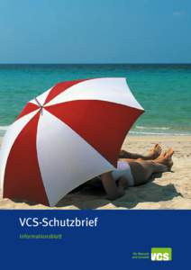 VCS-Schutzbrief Informationsblatt In Kürze  Wichtige Hinweise