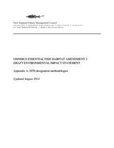 New England Fishery Management Council 50 WATER STREET | NEWBURYPORT, MASSACHUSETTS 01950 | PHONE[removed] | E.F. “Terry” Stockwell III, Chairman | Thomas A. Nies, Executive Director FAX[removed]