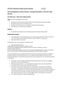 Financial regulation / BT Group / International Securities Identification Number / Legal Entity Identification for Financial Contracts / London Stock Exchange / CUSIP / SEDOL / Anti-Counterfeiting Trade Agreement / Financial economics / Financial system / Finance