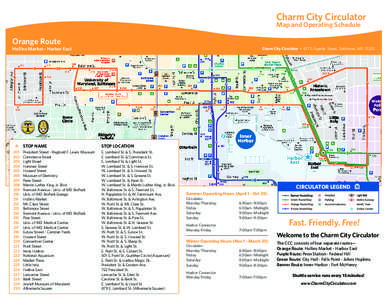 Baltimore / Pratt Street / United States / Transportation in the United States / Maryland / Charm City Circulator