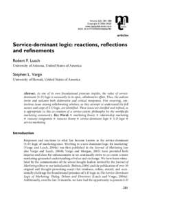 Volume 6(3): 281–288 Copyright © 2006 SAGE www.sagepublications.com DOI: [removed][removed]  articles