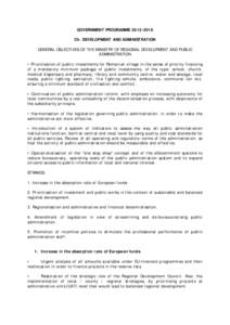 Government / Interreg / Public administration / European Union / Local government / Politics / Décentralisation in France / EGovernment in Europe / Decentralization / Organizational theory / Management