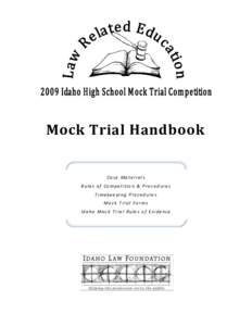 [Type a quote from the document or the summary of an interesting point. You can position the text box anywhere in the document. Use the Text Box Tools tab to change the formatting of the pull quote text box.] Mock Trial 