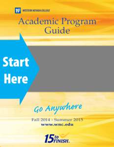 WESTERN NEVADA COLLEGE  Academic Program Guide  Start