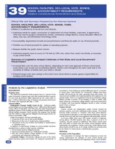 Government debt / Local government in the United States / Municipal bond / Economics / General obligation bond / California Proposition 39 / Mello-Roos / Texas constitutional amendment election / California Proposition 47 / California / Bonds / Property taxes