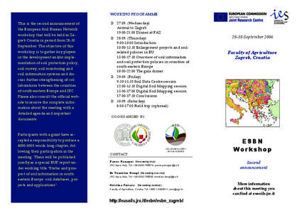 Earth / Physical geography / Soil map / European Soil Bureau Network / Digital soil mapping / Soil science / Soil survey / European Soil Database / Soil / Pedology / Land management / Geography