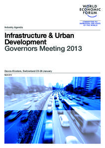 Industry Agenda  Infrastructure & Urban Development Governors Meeting 2013