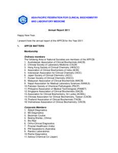 Praveen Sharma / Chemistry / Science / Medicine / Standards organizations / International Federation of Clinical Chemistry and Laboratory Medicine / Glycated hemoglobin