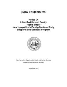 Early childhood intervention / Mediation / Law / Special education / Education / United States / Individual Family Service Plan / Lifestart / Special education in the United States / 108th United States Congress / Individuals with Disabilities Education Act