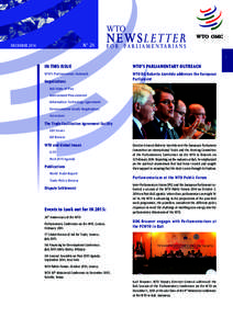 WTO N° 24 DECEMBER[removed]NEWSLETTER