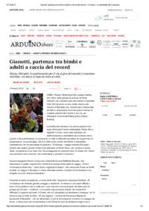 Gianotti, partenza tra bimbi e adulti a caccia del record ­ Cronaca ­ La Sentinella del Canavese QUOTIDIANI LOCALI