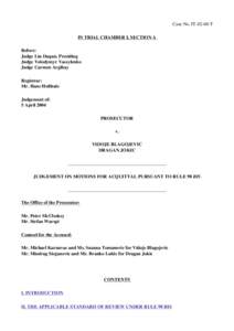 International criminal law / Bosnian Genocide / Serbian war crimes / Momir Nikolic / Vidoje Blagojević / Criminal procedure / Radislav Krstić / Joint criminal enterprise / Genocide / Law / Criminal law / Crime