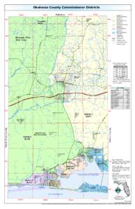 Okaloosa County Commissioner Districts R25W Alabama  T6N