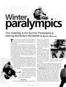 Disability / United States at the Olympics / United States at the Paralympics / Winter Paralympic Games / Paralympic Games / Winter Paralympics / Ice sledge hockey / Winter sport / United States Olympic Committee / Sports / Disabled sports / Multi-sport events