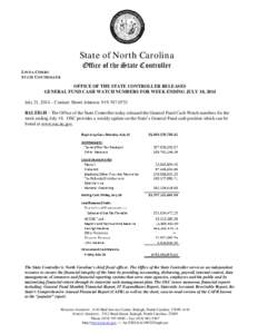 Administrative law / Comprehensive annual financial report / Government Accountability Office / Political economy / Economic policy / Raleigh /  North Carolina / Linda Combs / Accountancy / Public finance / Economy of the United States