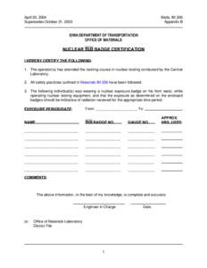 Dosimeters / Nuclear tests / Nuclear weapons / Thermoluminescent Dosimeter / Ionizing radiation / Nuclear weapons testing / Physics / Radiobiology / Radioactivity / Nuclear physics