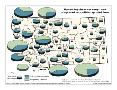 Montana Population by County[removed]Incorporated Versus Unincorporated Areas Glacier Liberty Toole