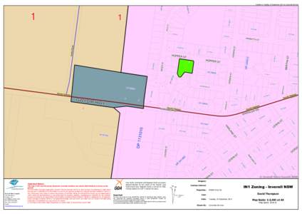 Created on Tuesday, 24 September 2013 by Corporate Services  True North, Grid North and Magnetic North are shown diagrammatically for the centre of the Inverell Local Government Area. Magnetic North is correct for 2001 m