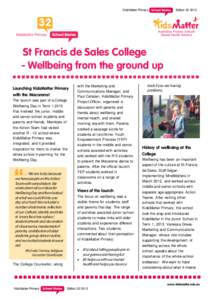 KidsMatter Primary  Edition[removed]St Francis de Sales College