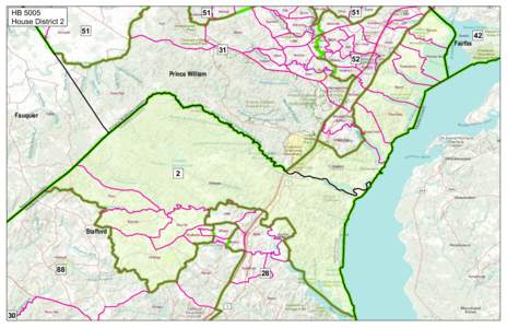 HB 5005 Nokesville House District 2 Brentsville  51